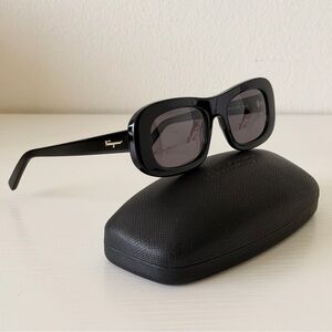 New! Ferragamo Black Sunglasses, SF1046S 001, Authentic